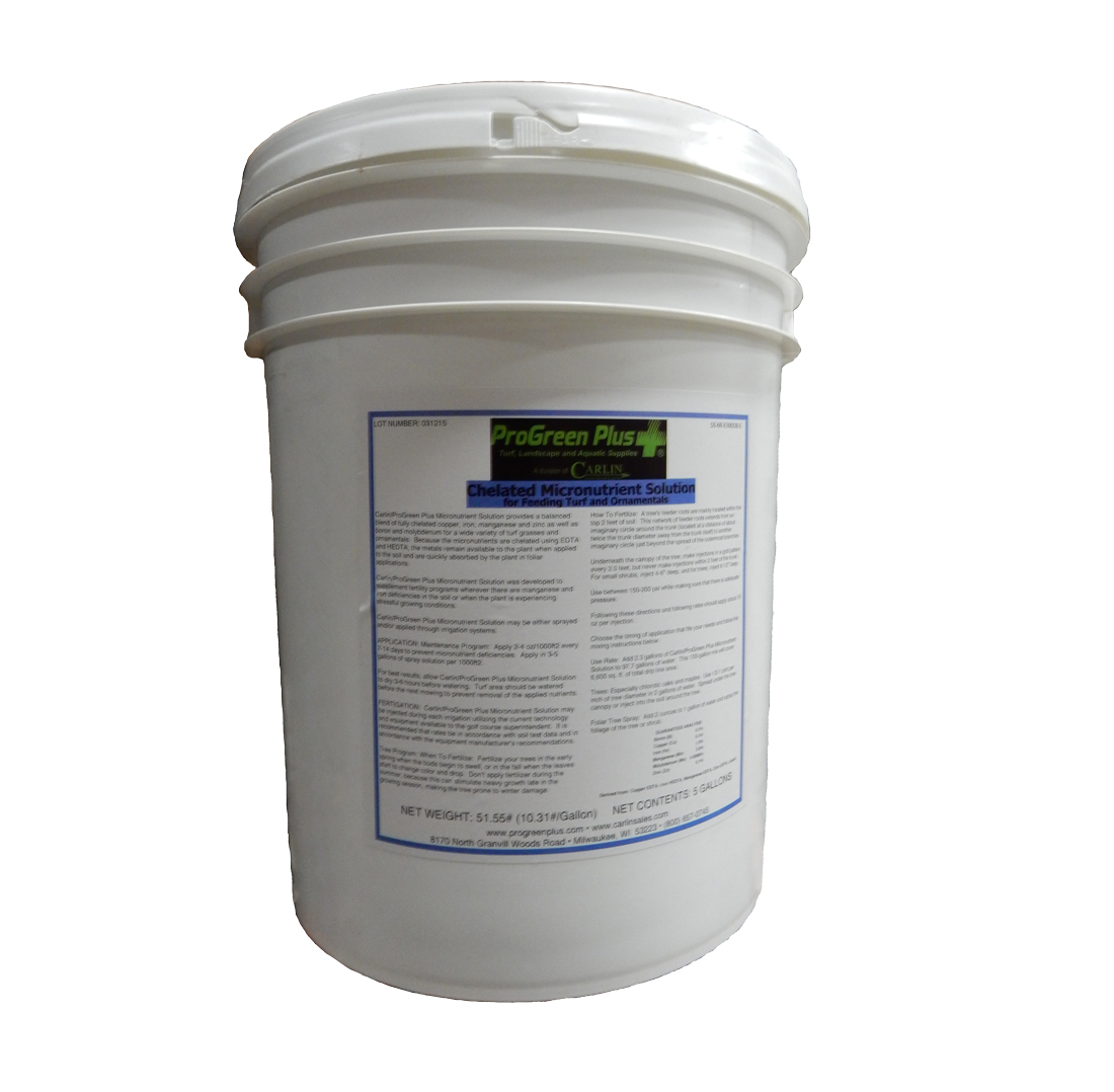 ProGreen Plus Chelated Micro Nutrient Mix 5 Gallon Pail - Liquid